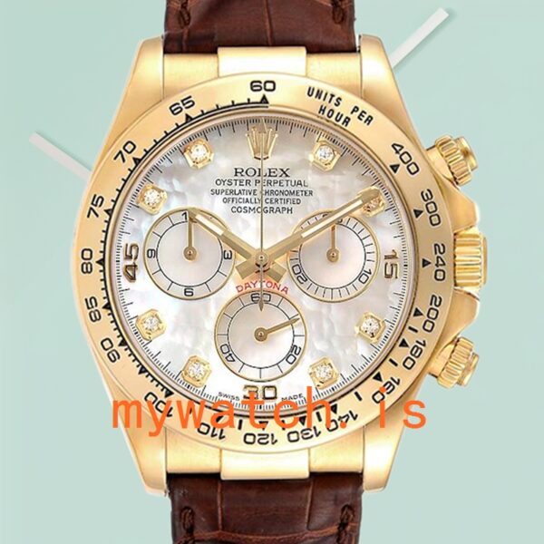 Rolex Daytona Mens 40mm 116518 Automatic Leather Strap: A Timeless Masterpiece