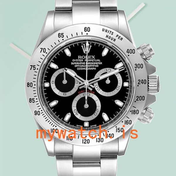 Rolex Daytona 116520BKSO Mens 40mm Bracelet: Genuine vs. Replica